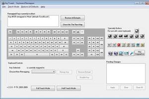 Zmiana konfiguracji klawiszy klawiatury