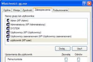Blokowanie użytkownikom możliwości uruchamiania programów za pomocą atrybutów NTFS