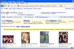 Wyszukiwanie w Google grafik na określonych licencjach
