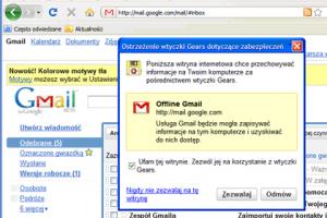 Usługi Google: praca w trybie offline