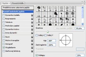 Rotacja pędzla w Adobe Photoshop