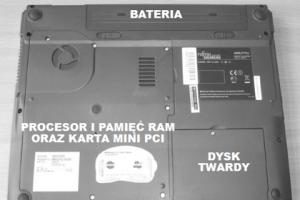 Jak dostać się do podzespołów laptopa?