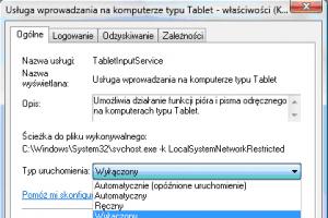 Wyłączanie niepotrzebnych usług systemowych w Windows Vista