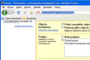 Gmail: tworzenie sygnatur