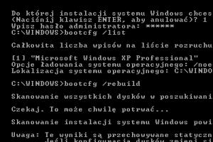 Problemy z uruchomieniem Windows XP spowodowane brakiem pliku HAL.DLL