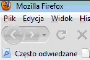 Szybkie wpisywanie adresów stron WWW w Firefoksie