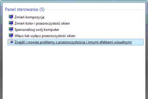Windows 7: nie działa interfejs Aero