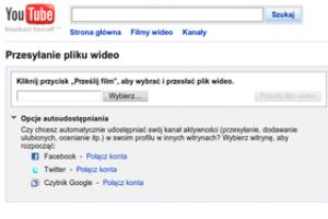 Umieszczanie filmów w YouTube