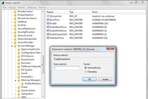 Konfiguracja technologii SuperFetch w Windows Vista