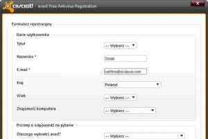 Instalacja i rejestracja avast! Free Antivirus