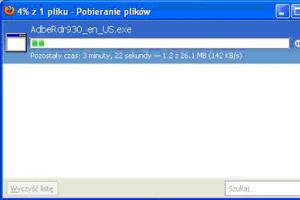 Pobieranie w tym samym czasie większej liczby plików w Firefoksie