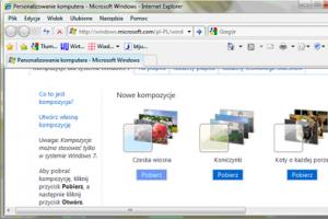 Dodawanie motywów w Windows 7
