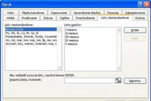 Niestandardowe sortowanie danych w Excelu