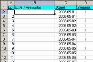 W jaki sposób wstawić w komórce listę rozwijalną?