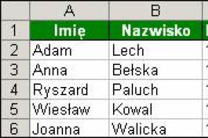 Rozdzielenie daty i tekstu zapisanych w jednej komórce