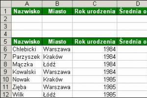 Zaawansowane filtrowanie list